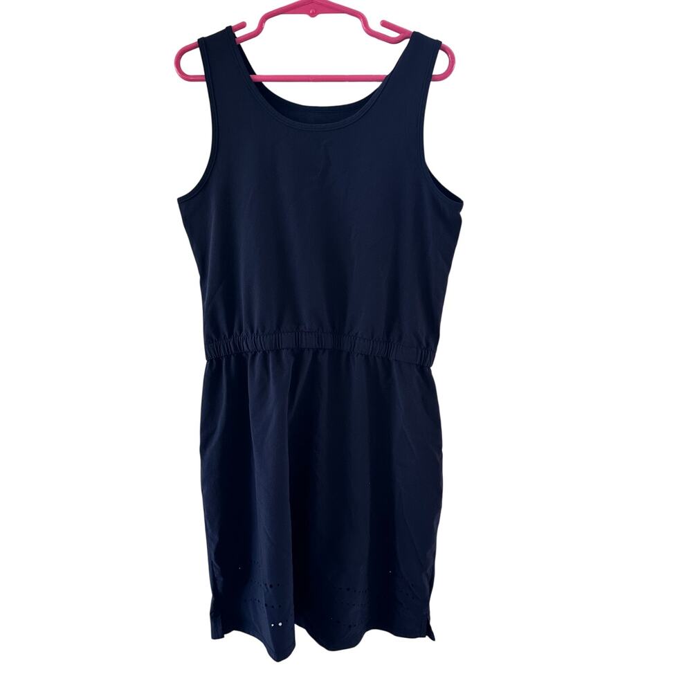All in Motion Girls' Blue Stretch Woven Dress - Size M